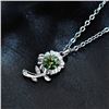 Image 3 : GRA CERTIFIED ROUND BRILLIANT 925S NECKLACE