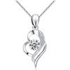 Image 4 : 1CT GRA CERTIFIED ROUND BRILLIANT 925S NECKLACE