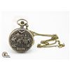 Image 1 : #2148-NEW POCKET WATCH BRONZE TONE WITH