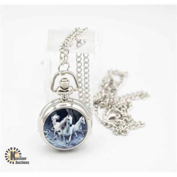 #2149-NEW LADIES SIZE POCKET WATCH