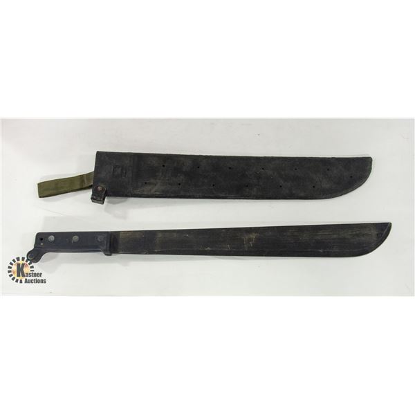 MACHETTE STYLE KNIFE WITH SHEATH