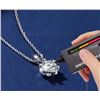 Image 5 : 1 CT GRA CERTIFIED ROUND BRILLIANT 925S NECKLACE