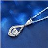 Image 7 : 1 CT GRA CERTIFIED ROUND BRILLIANT 925S NECKLACE