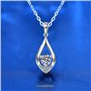 Image 5 : 1 CT GRA CERTIFIED ROUND BRILLIANT 925S NECKLACE