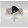 Image 1 : ESTATE WOMENS NARROW STONE RING