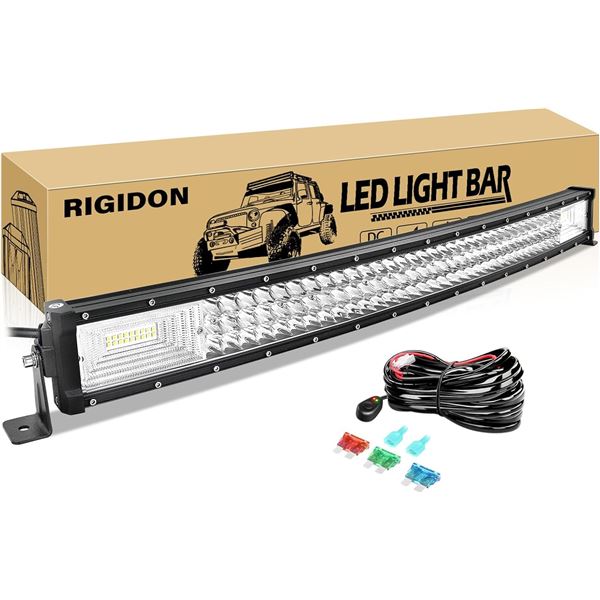 NEW REPACKED RIGIDON 32" 405W CURVED LED LIGHT BAR
