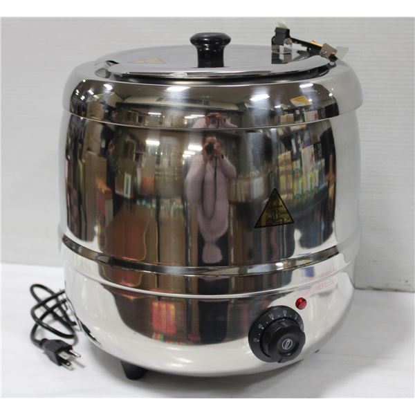 NEW COMMERCIAL STAINLESS STEEL ELECTRIC SOUP