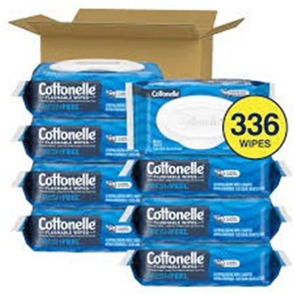 NEW 8 X 42 PACKS OF COTTONELLE WIPES