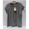 Image 1 : NEW LADIES WITSMILE SIZE XL GRAY T-SHIRT