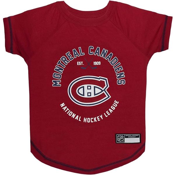 NEW NHL PET TEE SHIRT MONTREAL CANADIENS