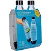 Image 1 : NEW 2 PACK 1L SODASTREAM CARBONATING BOTTLE