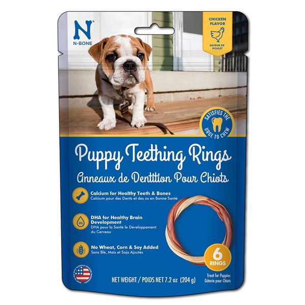 NEW 204G N-BONE PUPPY TEETHING RINGS