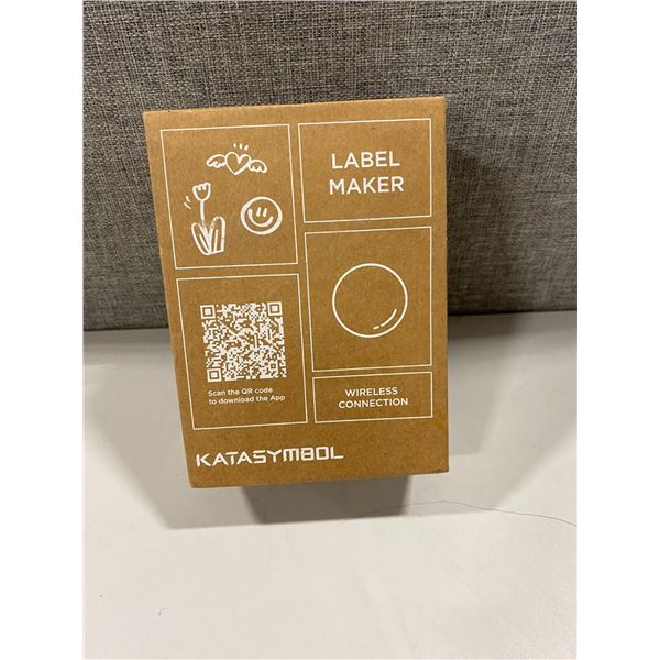 NEW KATASYMBOL LABEL MAKER WIRELESS CONNECTION