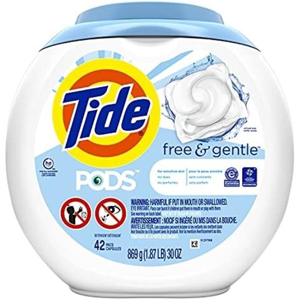 NEW 869G TIDE PODS FREE & GENTLE