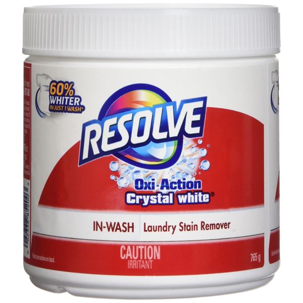 NEW 3KG RESOLVE OXI-ACTION CRYSTAL WHITE