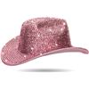 Image 1 : NEW PINK SPARKLING COWGIRL HAT