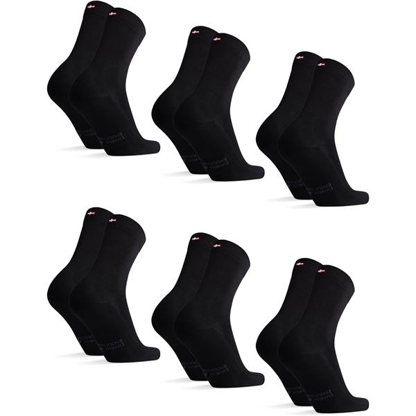 NEW DANISH ENDURANCE BAMBOO DRESS SOCKS 6 PACK