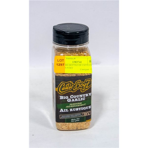 NEW 380G BOTTLE OF CATTLE BOYZ BIG COUNTRY