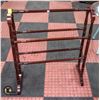 Image 1 : WOODEN QUILT RACK H-32.5 INCHES L-27 INCHES