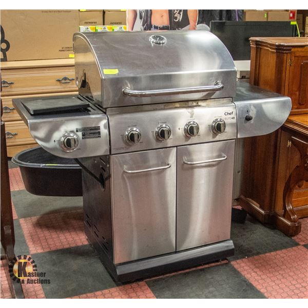 MASTER CHEF "ELITE" PROPANE BBQ W/COVER