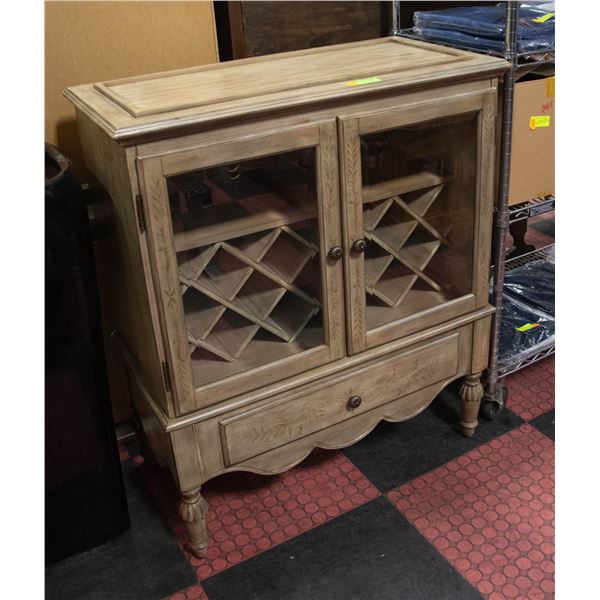 MODERN WINE STORAGE CABINET WITH STORAGE SHELF