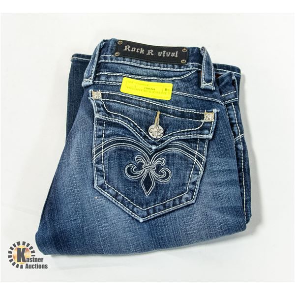WMNS ROCK RIVAL JEANS SIZE 27