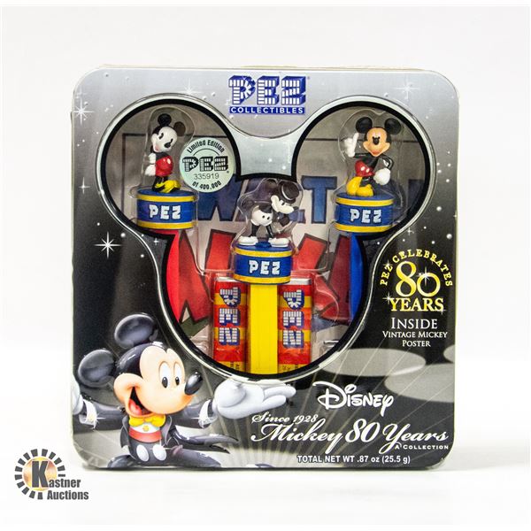 NEW PEZ MICKEY MOUSE 80 YRS COLLECTOR