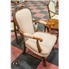 Image 2 : ANTIQUE SOLID WOOD ARM CHAIR