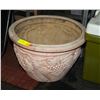 Image 1 : VINTAGE CERAMIC PLANT POT 12" X 18"