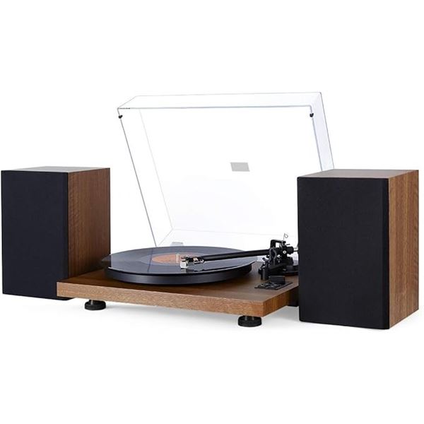 NEW WITH BOX 1 BY ONE TURNTABLE HIFI SYSTEM WITH