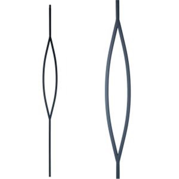 NEW WITH BOX DECOREX BALUSTERS 1/2" SQUARE X 44"