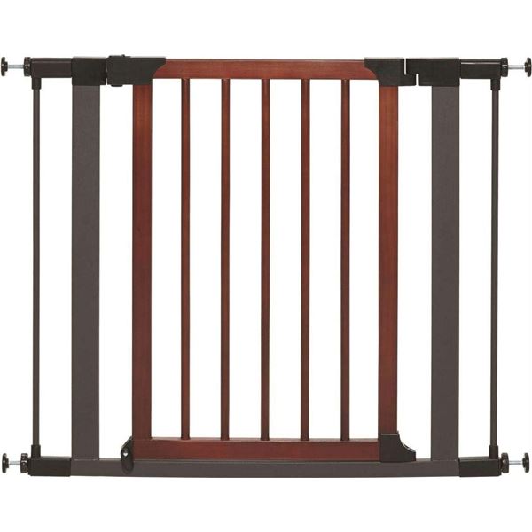 NEW PET GATE STEEL PET GATE TEXTURED GRAPHITE