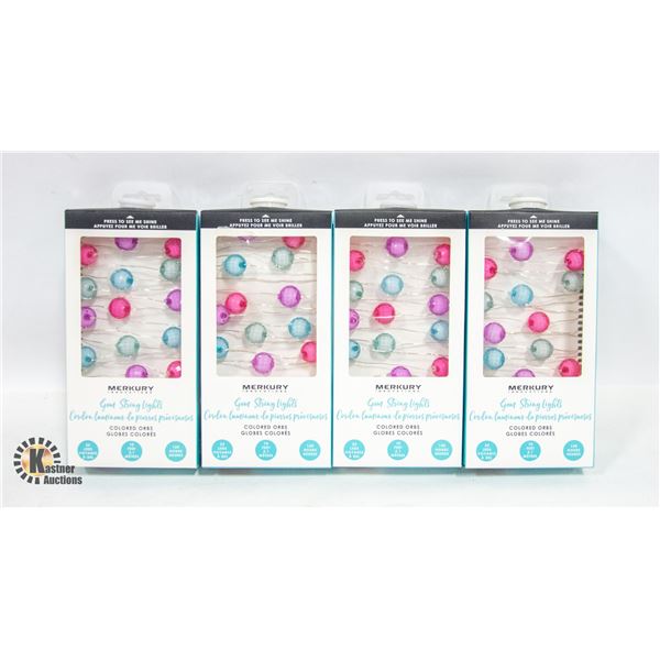 NEW 4 MERKURY COLORED GEM