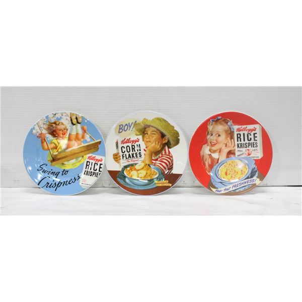 VINTAGE 2006 SET OF 3 KELLOGGS