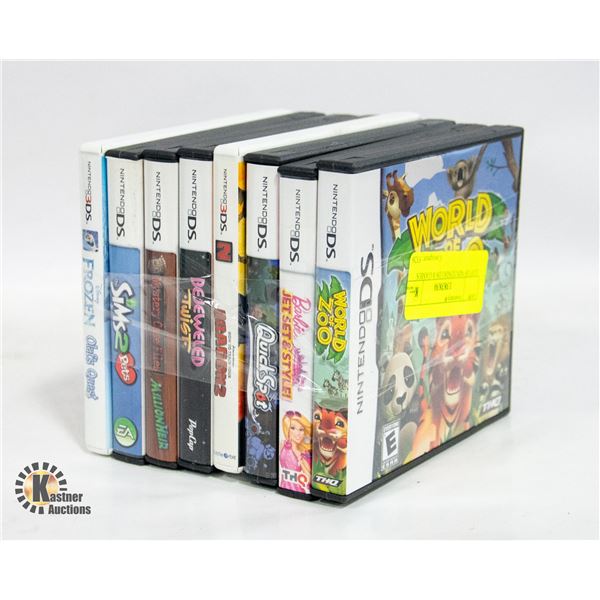 LOT OF NINTENDO DS 8 GAMES