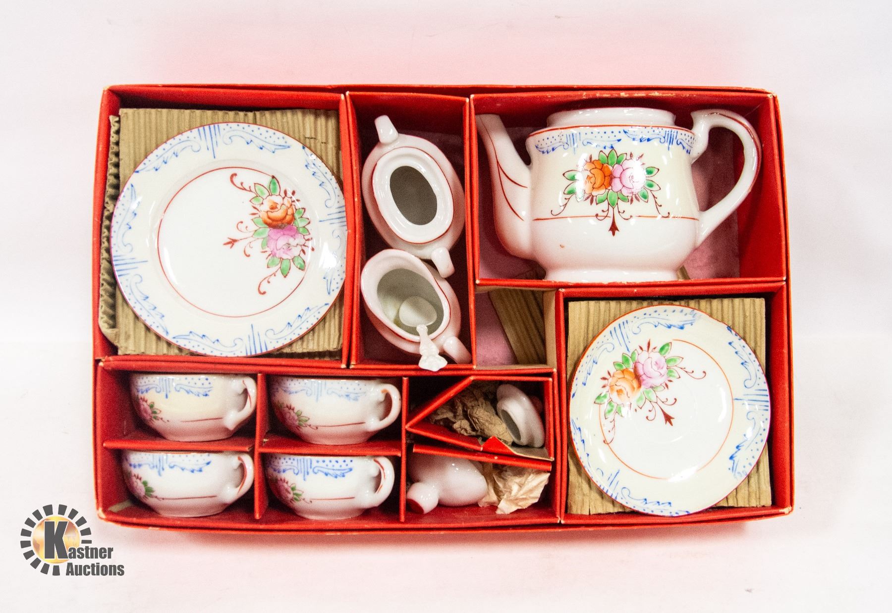 Jewelkeeper - Service à Thé en Porcelaine avec Panier pour Petites Jewelkeeper - Service à Thé en Porcelaine avec Panier pour Petites