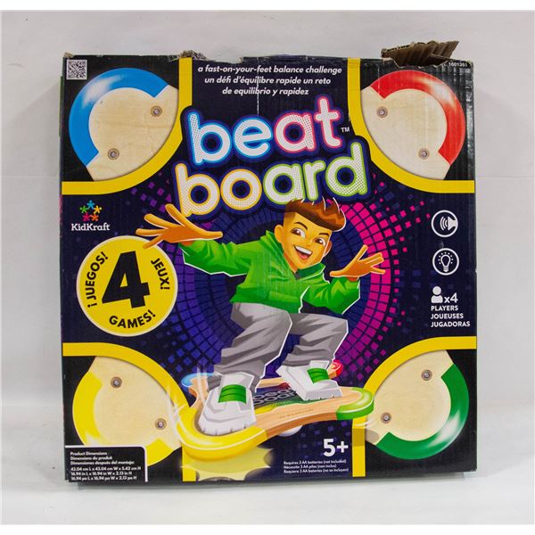 KIDKRAFT BEAT BOARD MUSICAL GAME, UP TO 4 PLAYERS