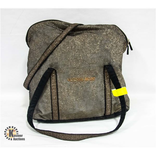 LARGE SHIMMER VICTORIA SECRET BAG