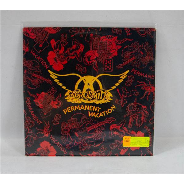 AEROSMITH PERMANENT VACATION 1987 LP RECORD VINYL