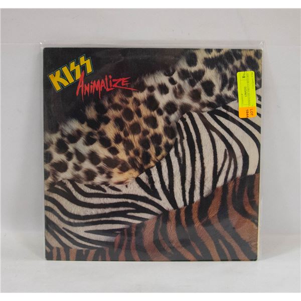 KISS ANIMALIZE 1984 LP RECORD VINYL