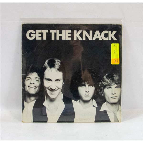 THE KNACK GET THE KNACK 1979 LP RECORD VINYL