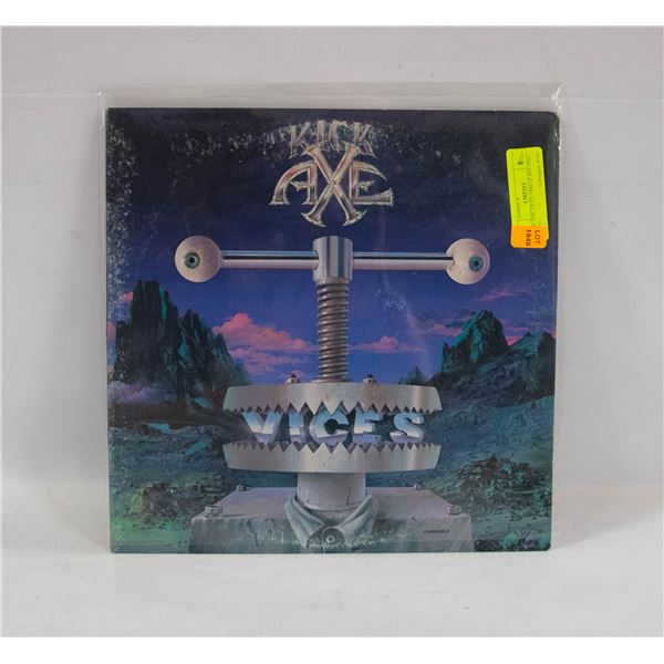 KICK AXE VICES 1984 LP RECORD VINYL