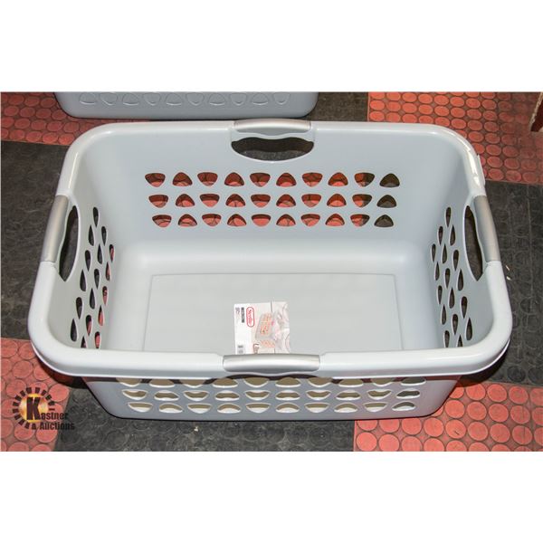 NEW STERILITE ULTRA LAUNDRY BASKET GREY