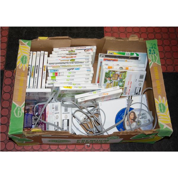LOT OF WII WITH GAMES
