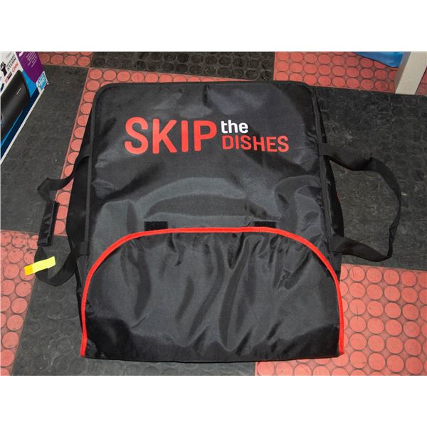 SKIP THE DISHES LARGE BLACK PIZZA BAG