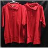 Image 1 : LOT OF 3 NEW RED POLOS LARGE