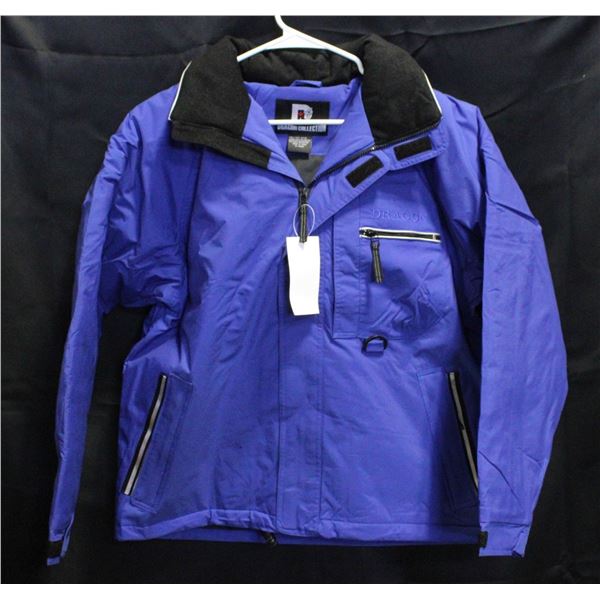 NEW DRAGON COLLECTION JACKET BLUE SIZE MED