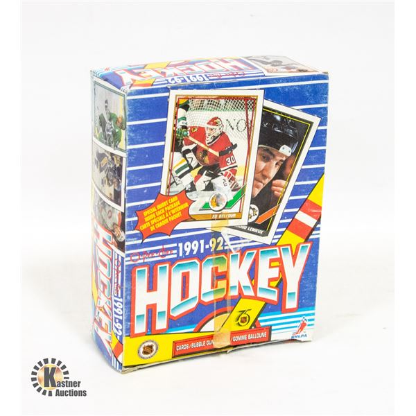 SEALED BOX OF 1991-92 OPC HOCKEY CARDS