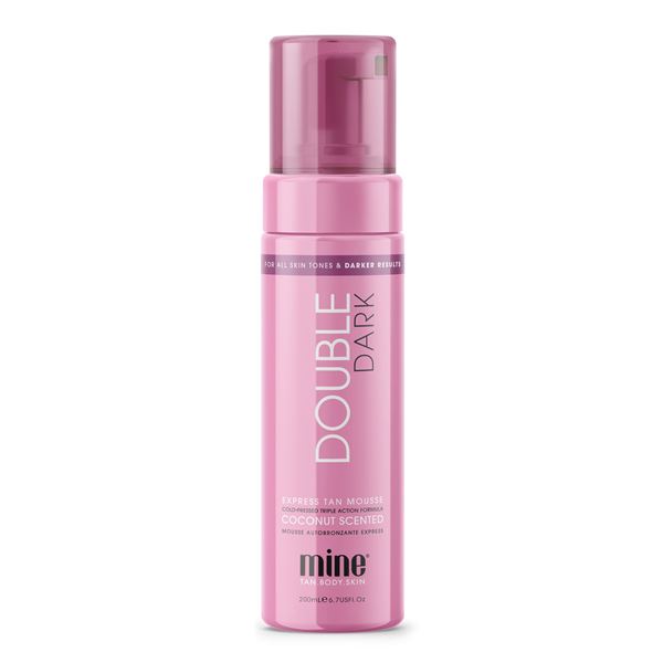 NEW 200ML DOUBLE DARK EXPRESS TAN MOUSSE