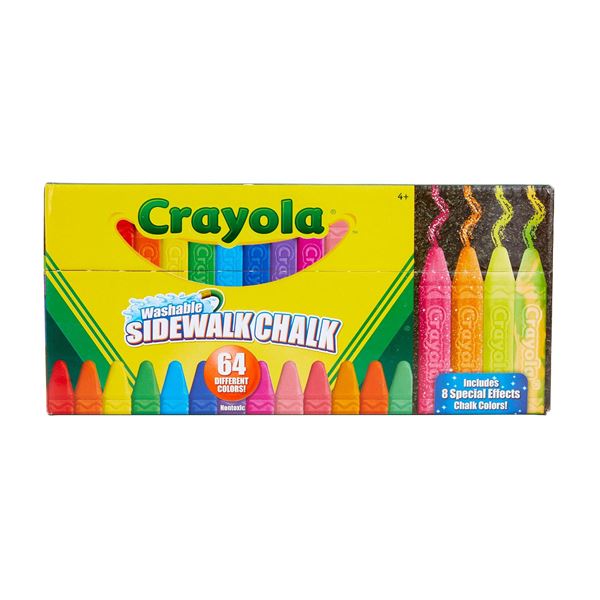 NEW CRAYOLA WASHABLE SIDEWALK CHALK